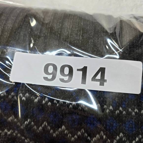 Eddie Bauer Fair Isle Sweater Mens 2XL Blue Gray Wool Blend Crewneck - Picture 11 of 11